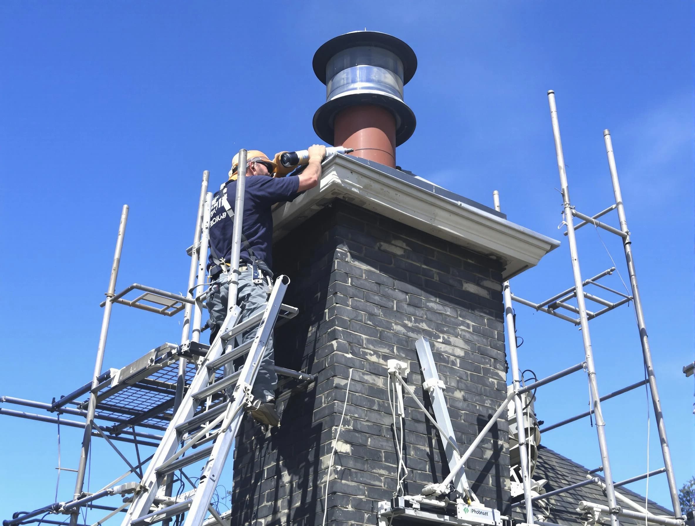 Sturdy chimney crown finished by Ambridge Chimney Sweep in Ambridge, PA