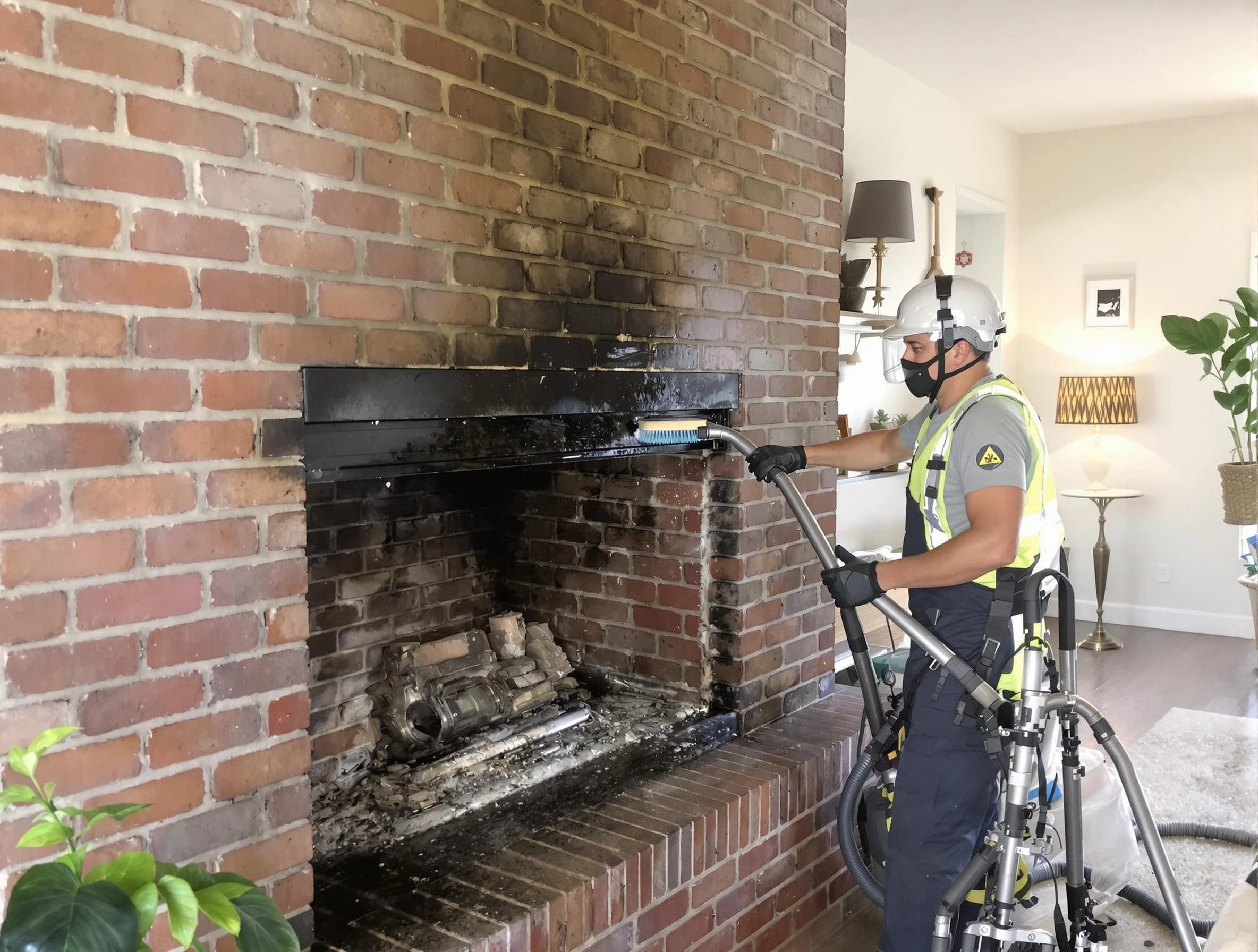 Ambridge Chimney Sweep providing fireplace cleaning services in Ambridge, PA