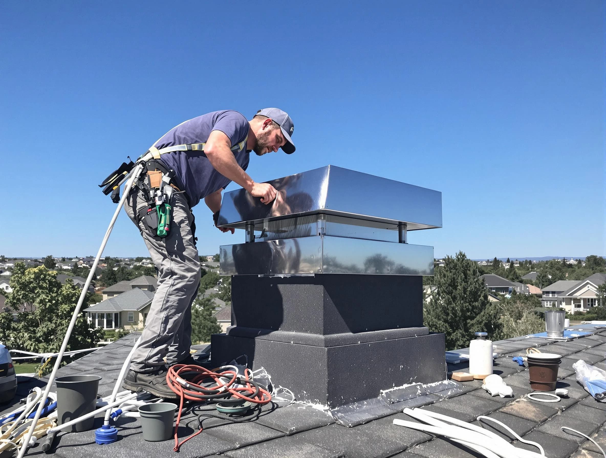 Chimney Cap Services service in Ambridge, PA