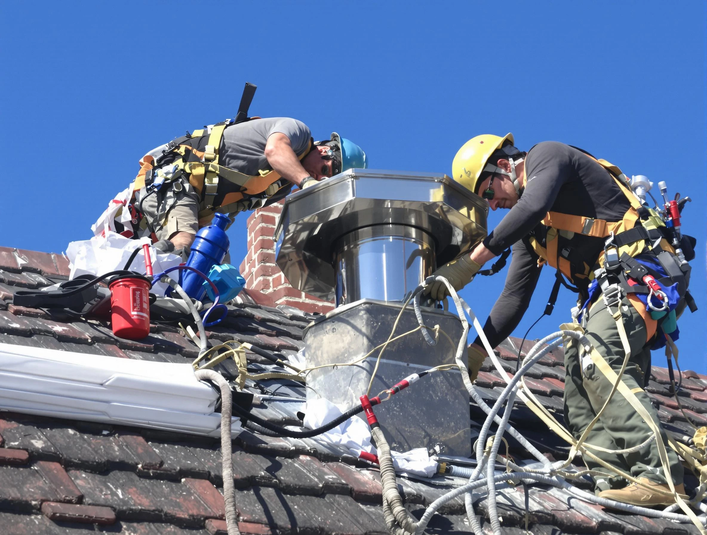 Protective chimney cap installed by Ambridge Chimney Sweep in Ambridge, PA