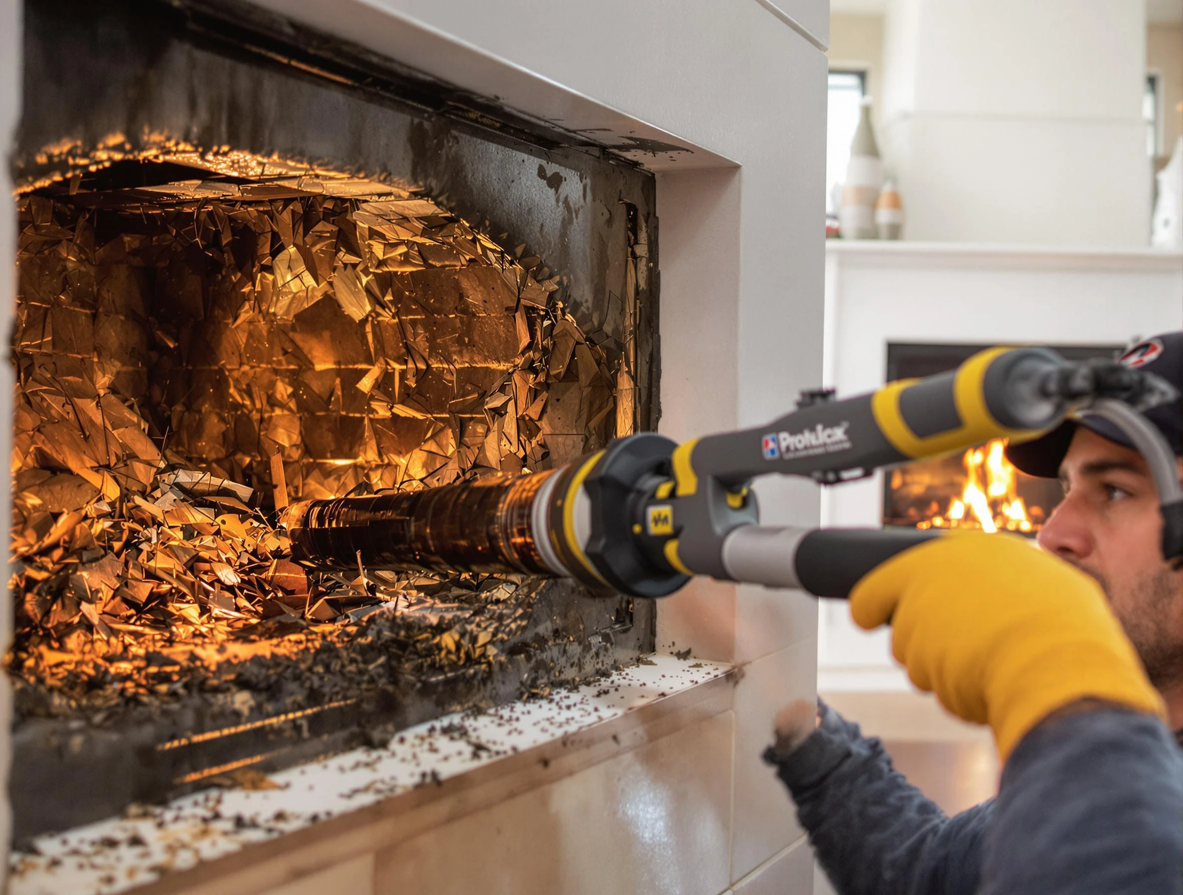 Professional chimney cleaning by Ambridge Chimney Sweep in Ambridge, PA