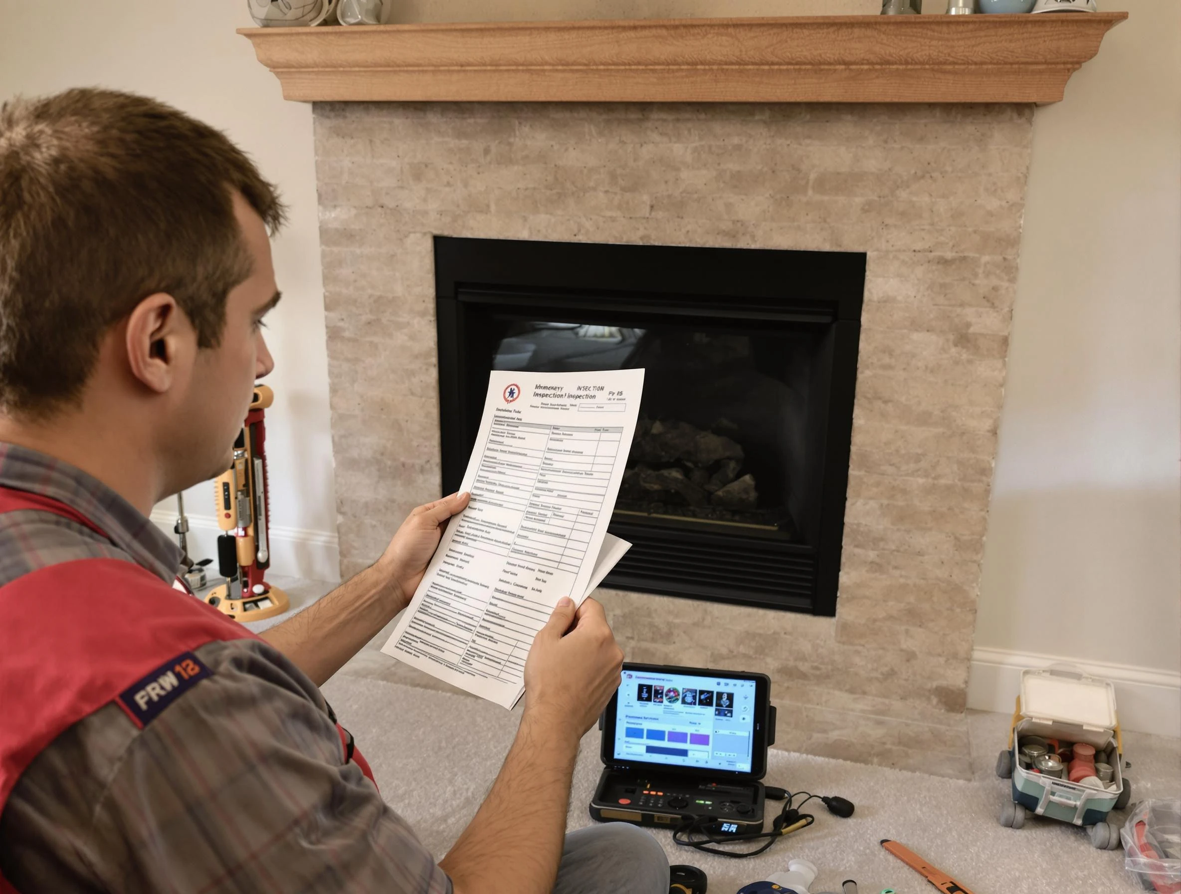 Thorough chimney inspection by Ambridge Chimney Sweep in Ambridge, PA