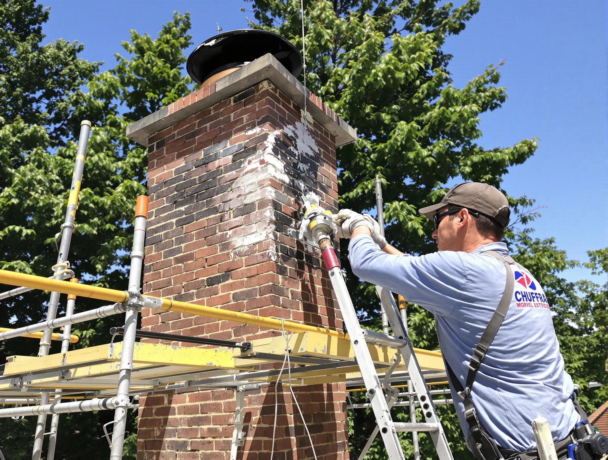Structural chimney repair by Ambridge Chimney Sweep in Ambridge, PA