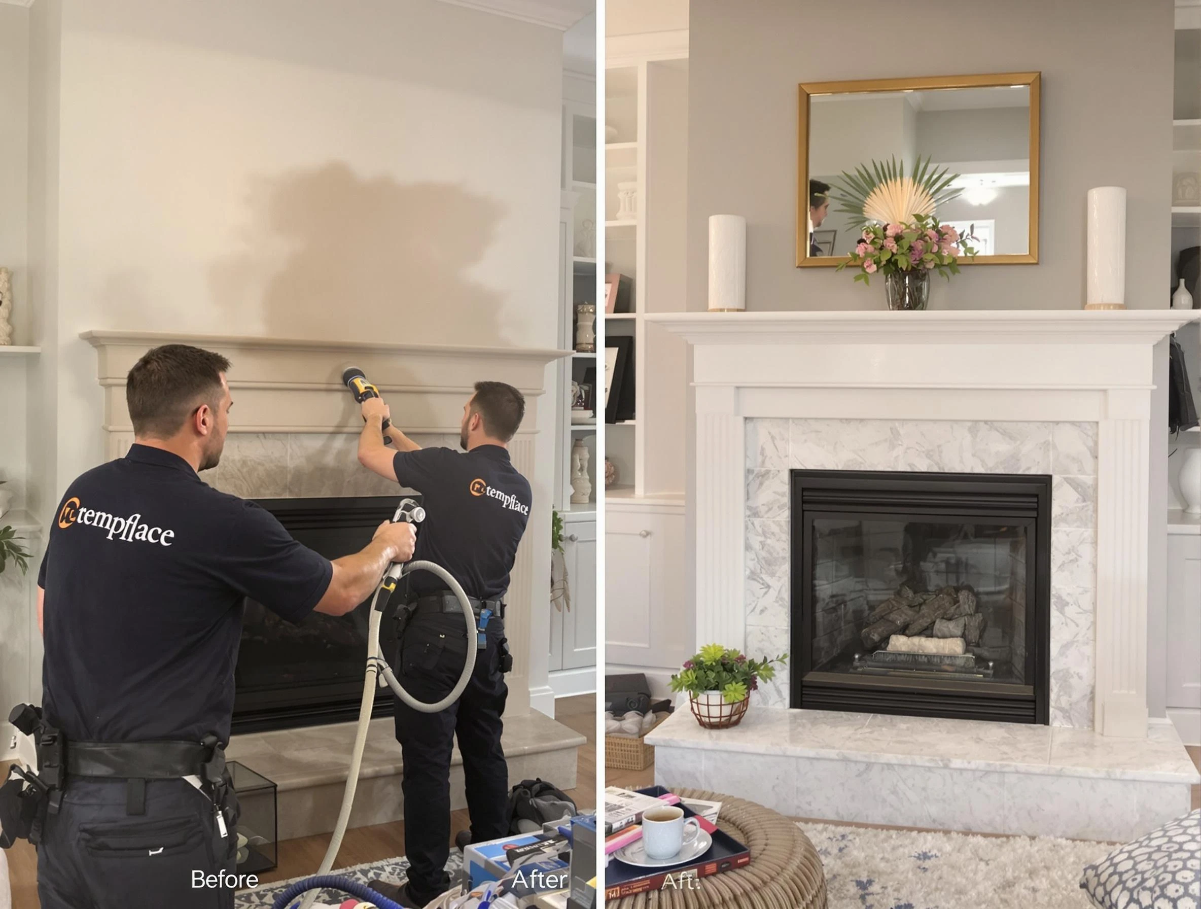 Professional soot removal by Ambridge Chimney Sweep team in Ambridge, PA